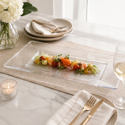 Plastic Serving Tray for Condiments 13x6.25