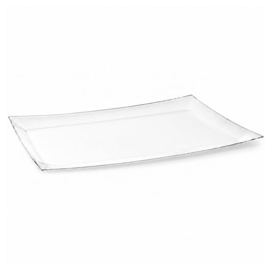 Clear Rectangular Food Tray for Catering Use