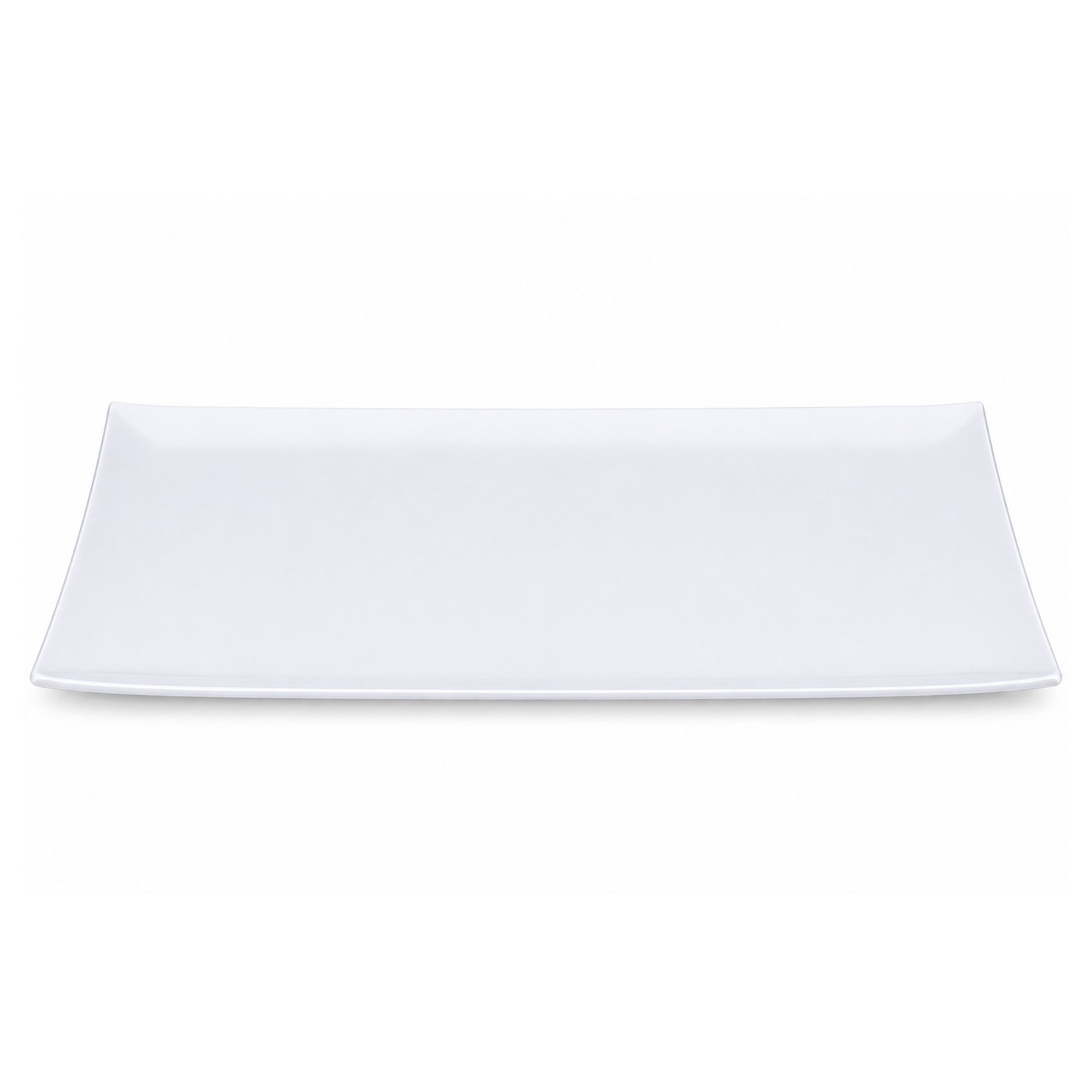 White Rectangular Serving Tray for Entertaining