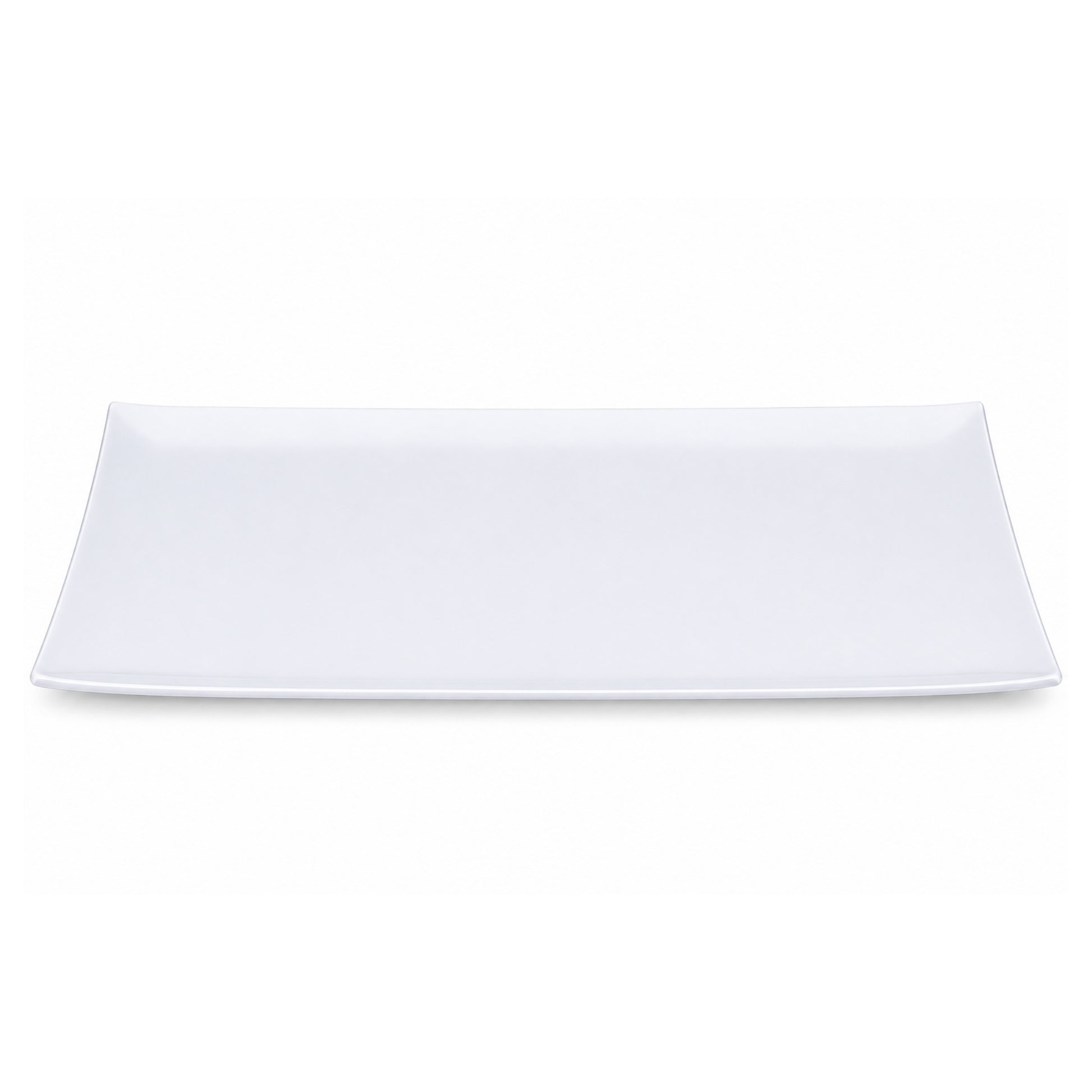 White Rectangular Serving Tray for Entertaining