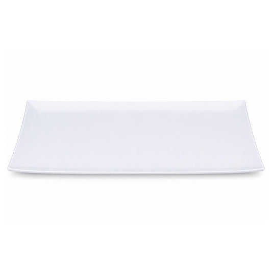 White Rectangular Serving Tray for Entertaining