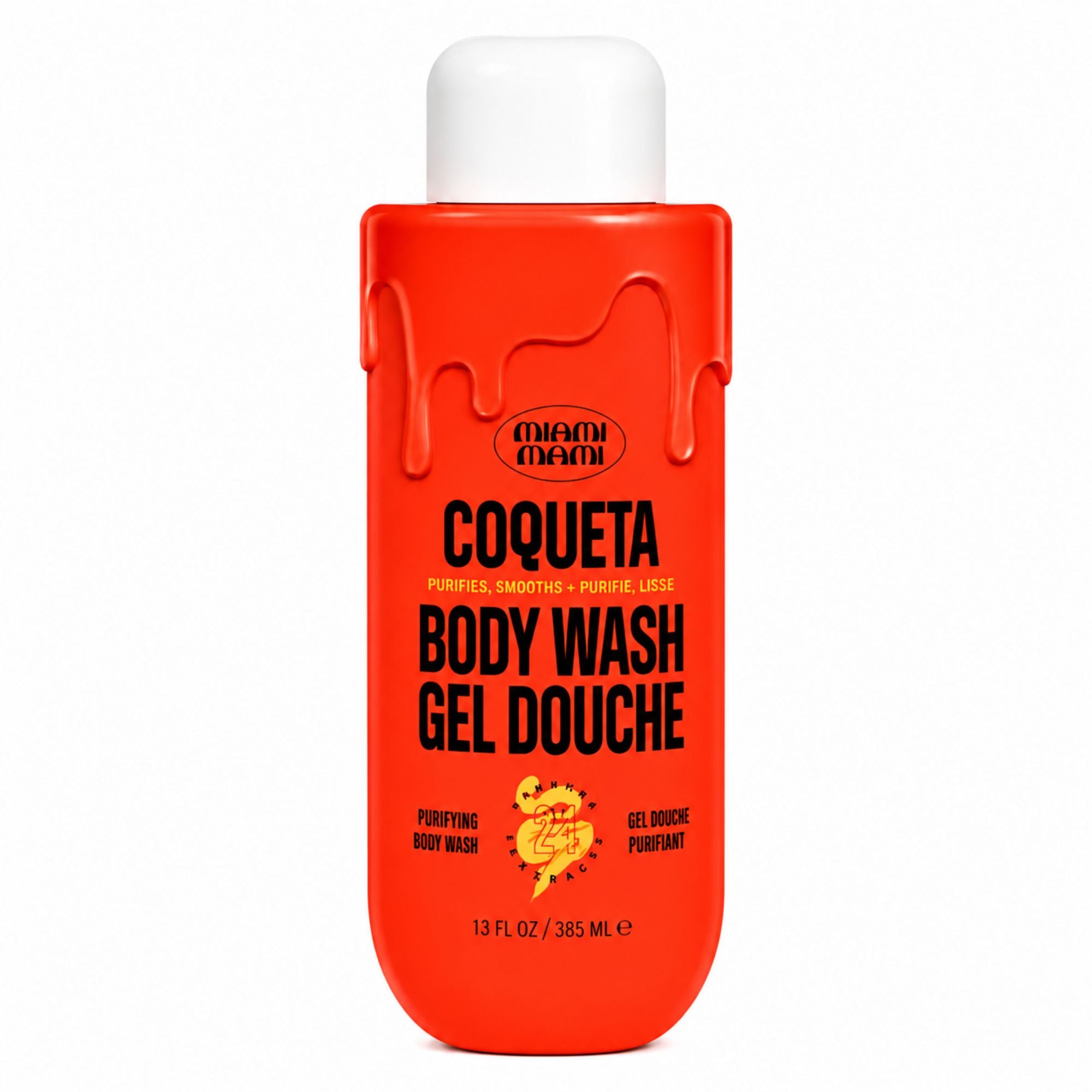 Miami Mami Coqueta purifying body wash shower gel 13 fl oz bottle