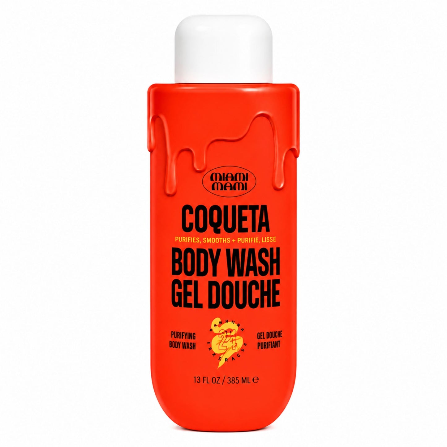 Miami Mami Coqueta purifying body wash shower gel 13 fl oz bottle