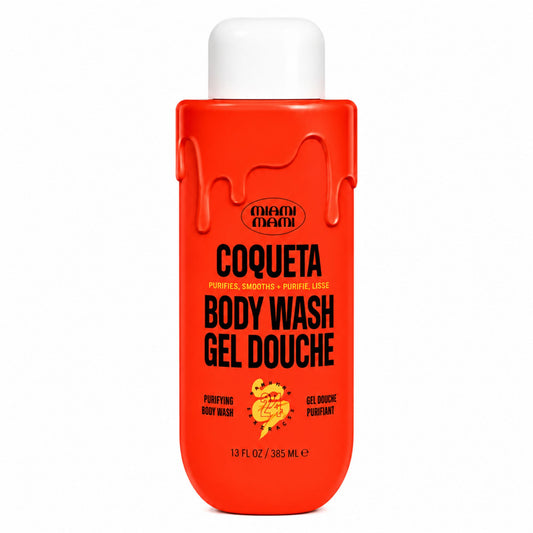 Miami Mami Coqueta purifying body wash shower gel 13 fl oz bottle