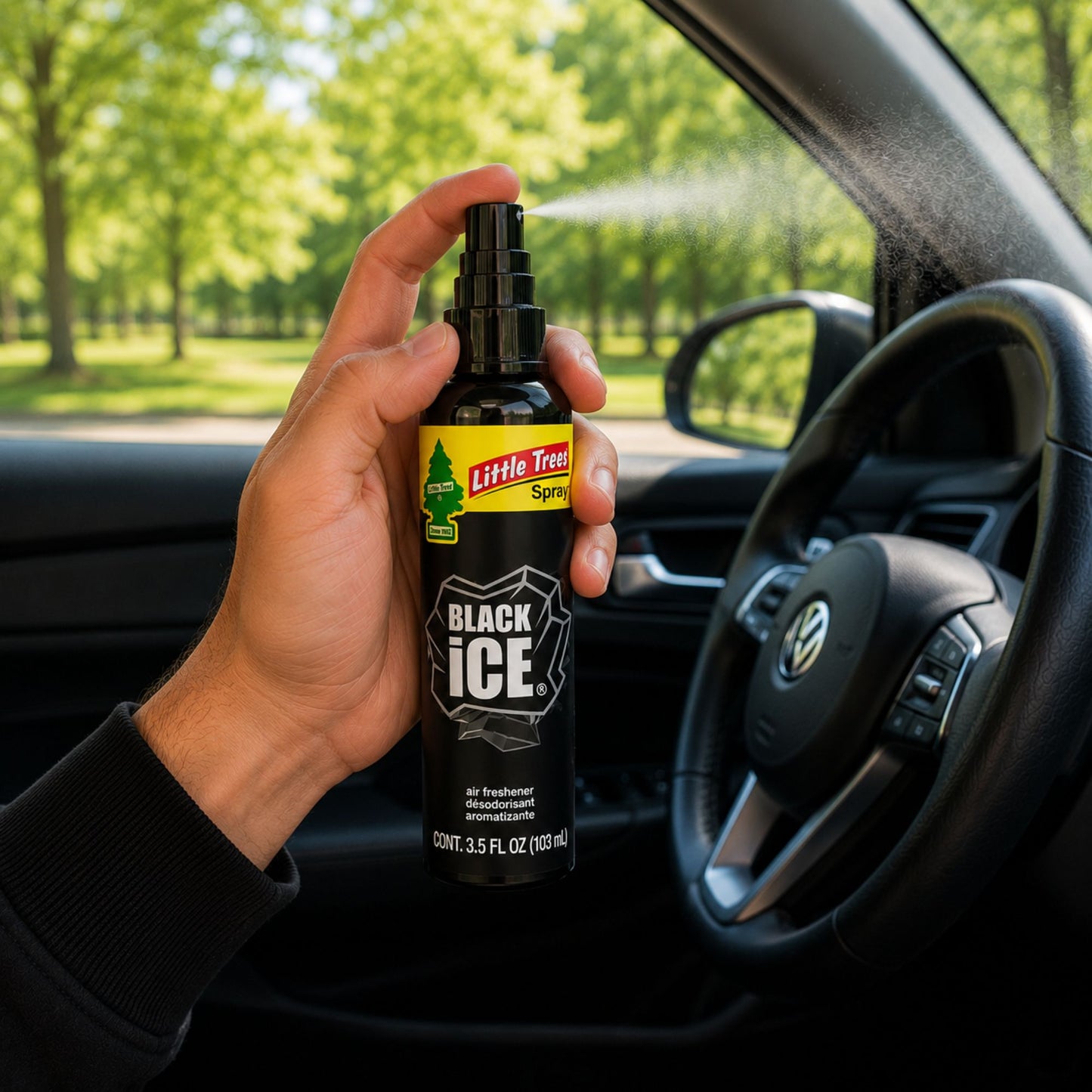 Little Trees Black Ice Odor Eliminator Spray 3.5oz