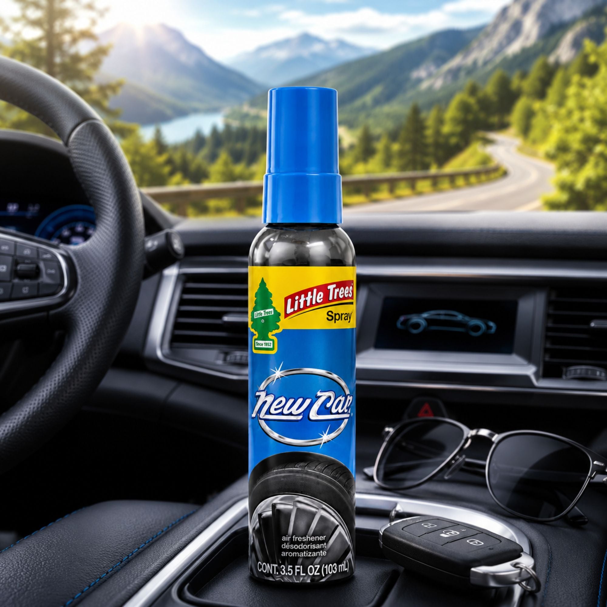 Little Trees New Car Odor Eliminator Spray Air Freshener 3.5oz