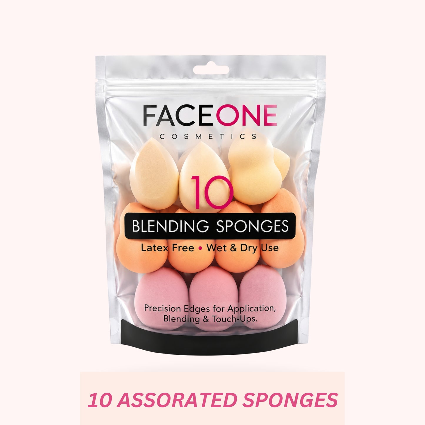 10PCS Face One Makeup Blending Sponges Latex Free