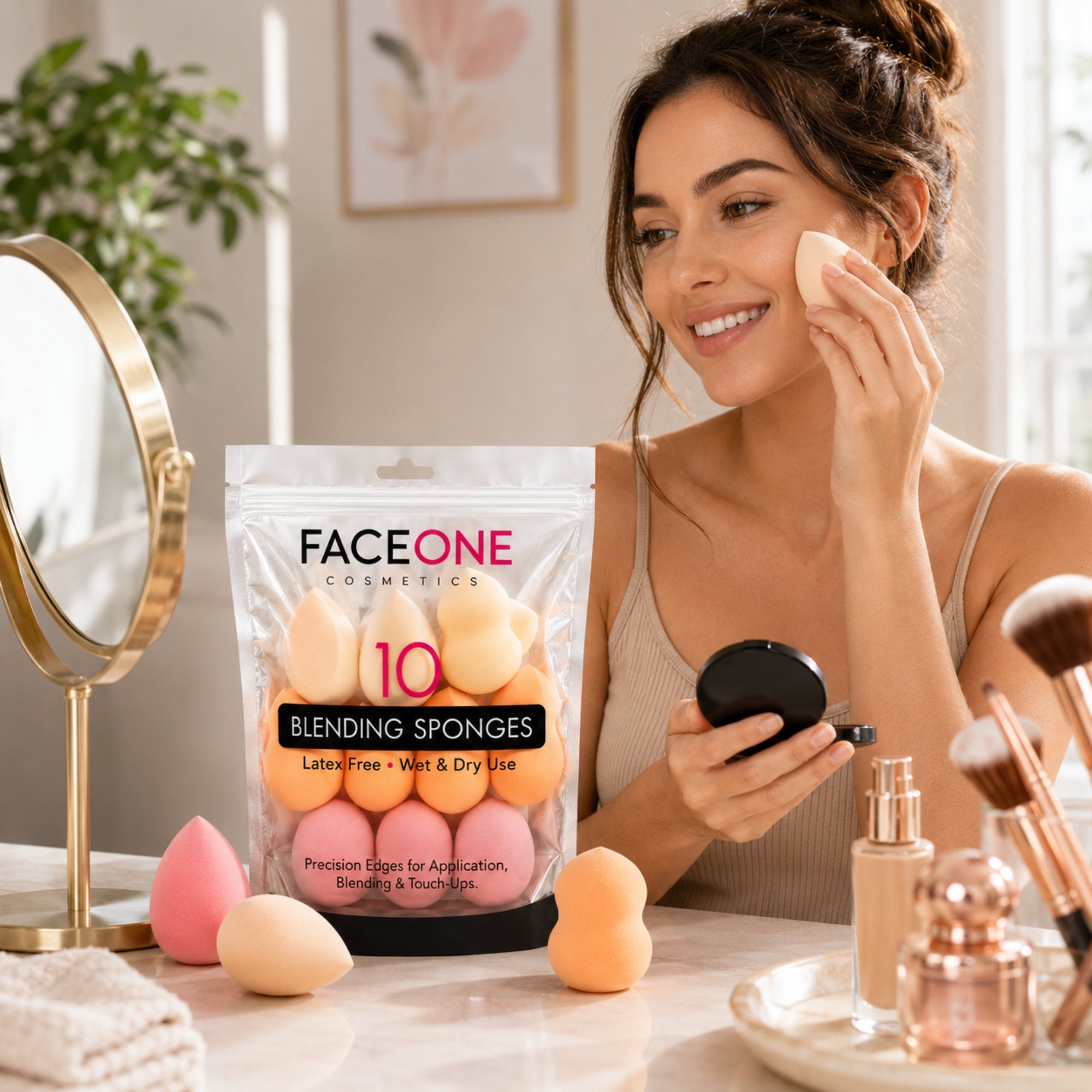 10PCS Face One Makeup Blending Sponges Latex Free