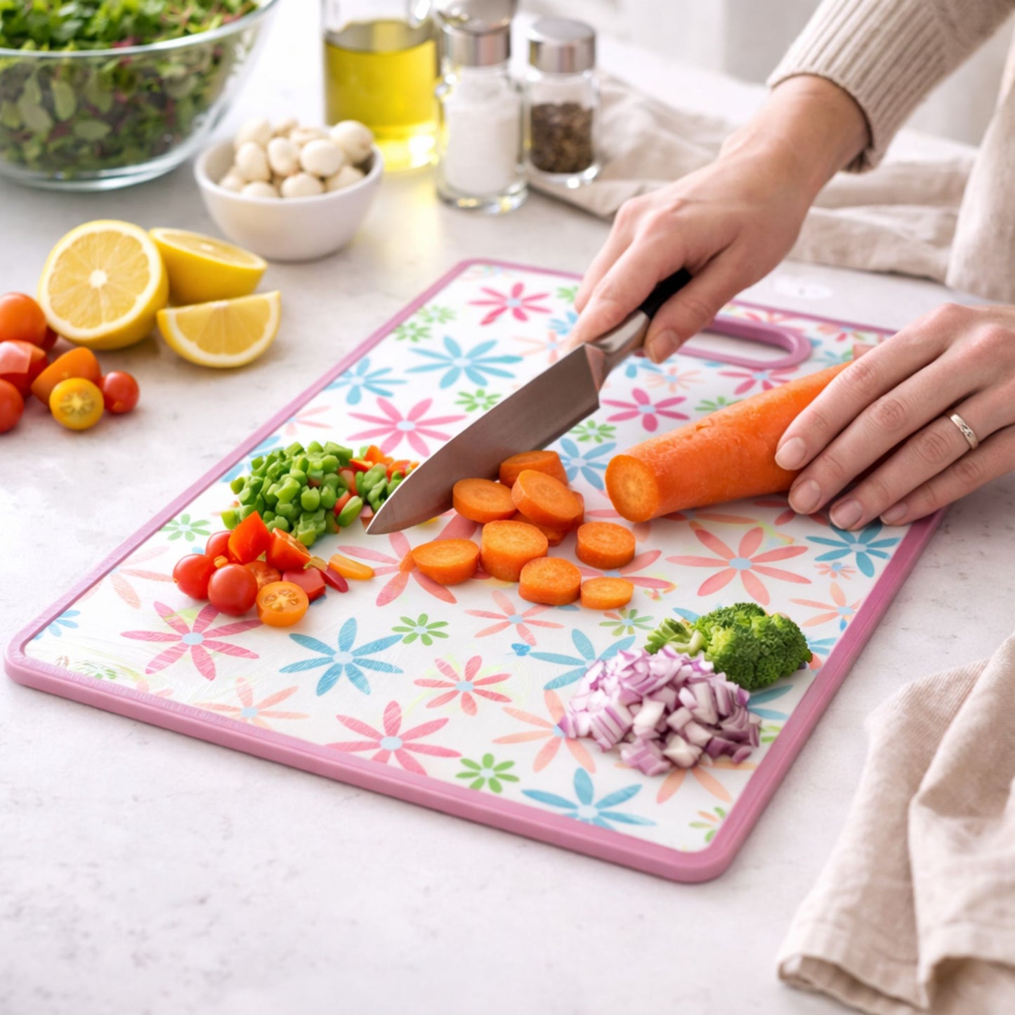 14.5"x8.8" Ideal Kitchen Non Slip Plastic Cutting Board Kitchen Cutting Board product image 10