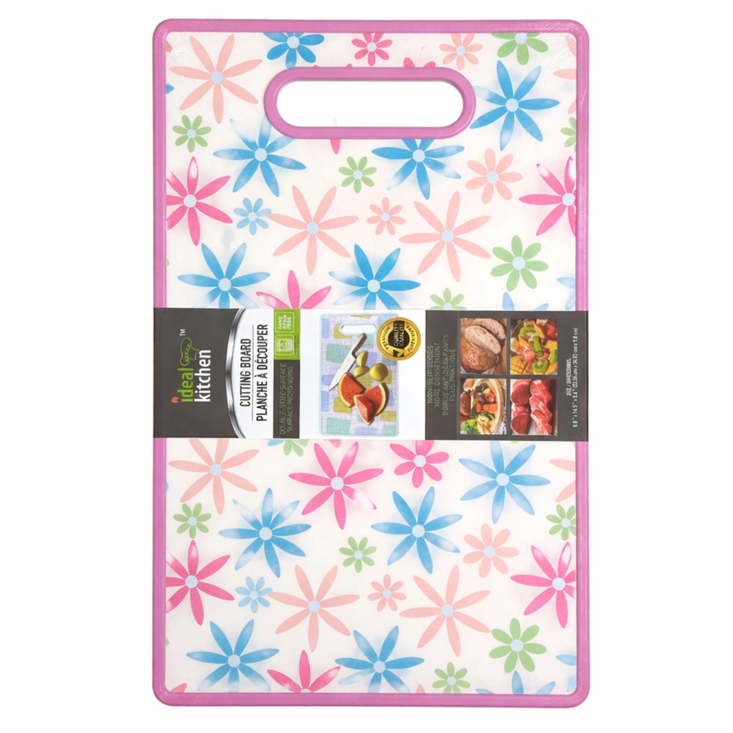 14.5"x8.8" Ideal Kitchen Non Slip Plastic Cutting Board Kitchen Cutting Board lifestyle use image