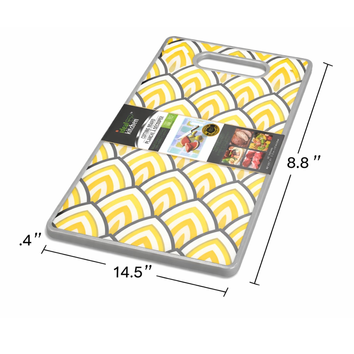 14.5"x8.8" Ideal Kitchen Non Slip Plastic Cutting Board Kitchen Cutting Board product detail image