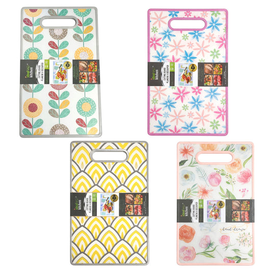 14.5"x8.8" Ideal Kitchen Plastic Cutting Board - Non-Slip Kitchen Cutting Board