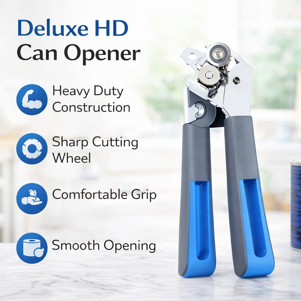 Ideal Kitchen Deluxe Can Opener HD lifestyle use image