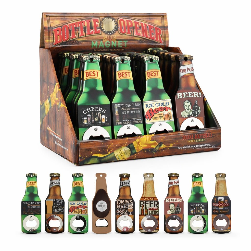 Beer Opener w/ Magnet Display (Random Design) Bottle Opener product detail image