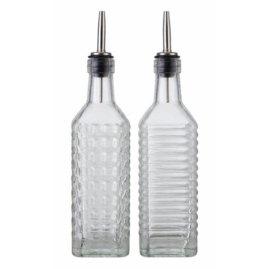 Ideal Kitchen 2 Pack Oil & Vinegar Dispenser Set