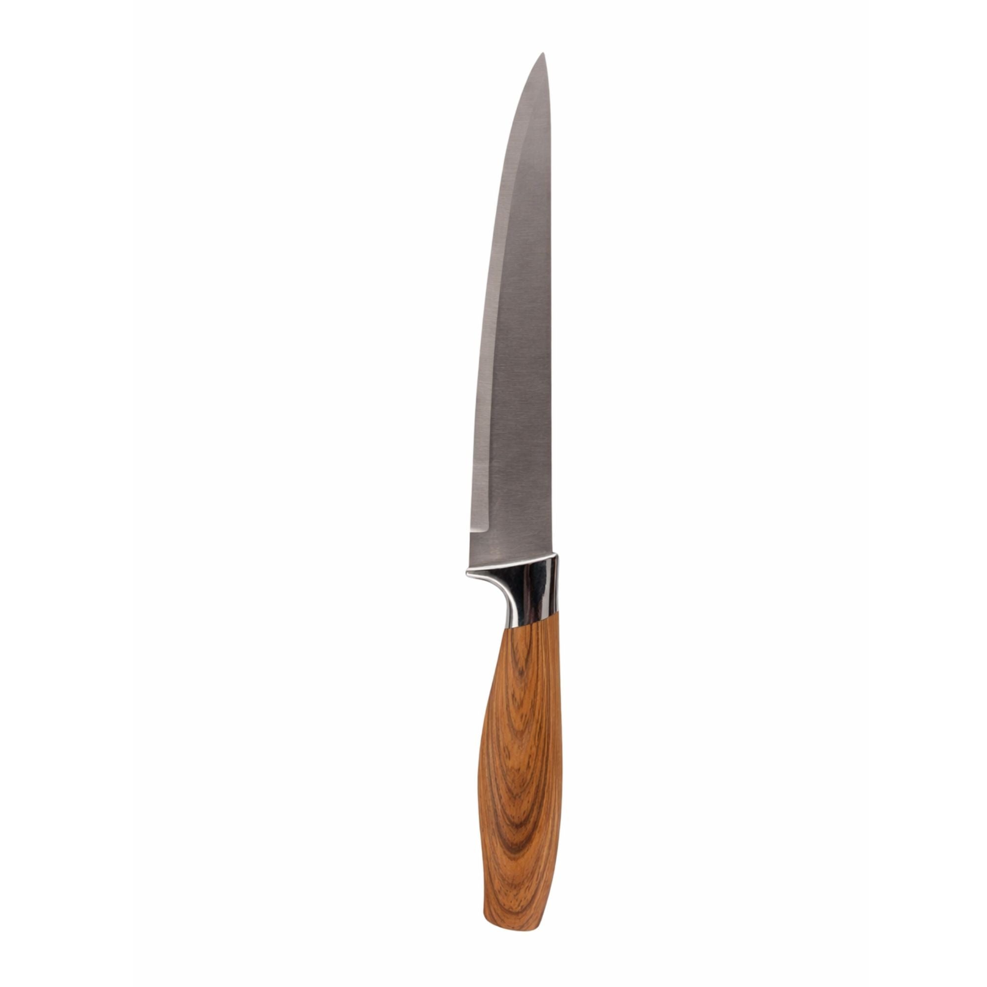 8" Light Woodgrain Ideal Kitchen Wood Handle Carving Knife Carving Knives Cutting Knife main product image