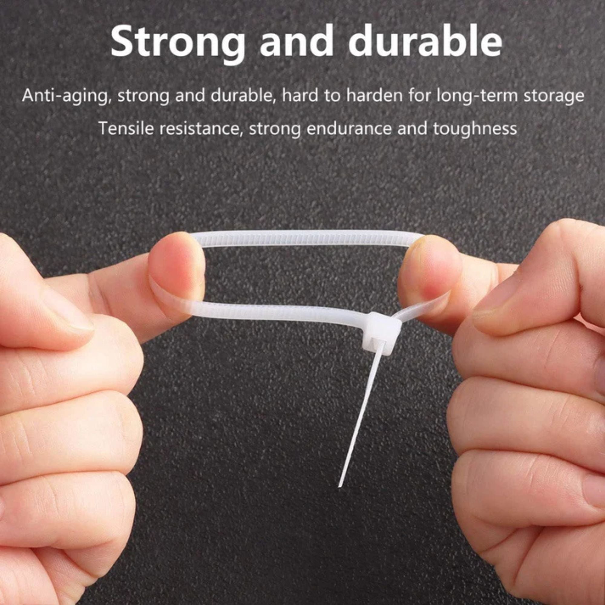 10" XtraTuff Multi Purpose Nylon Zip Cable Ties, 100Pcs lifestyle use image