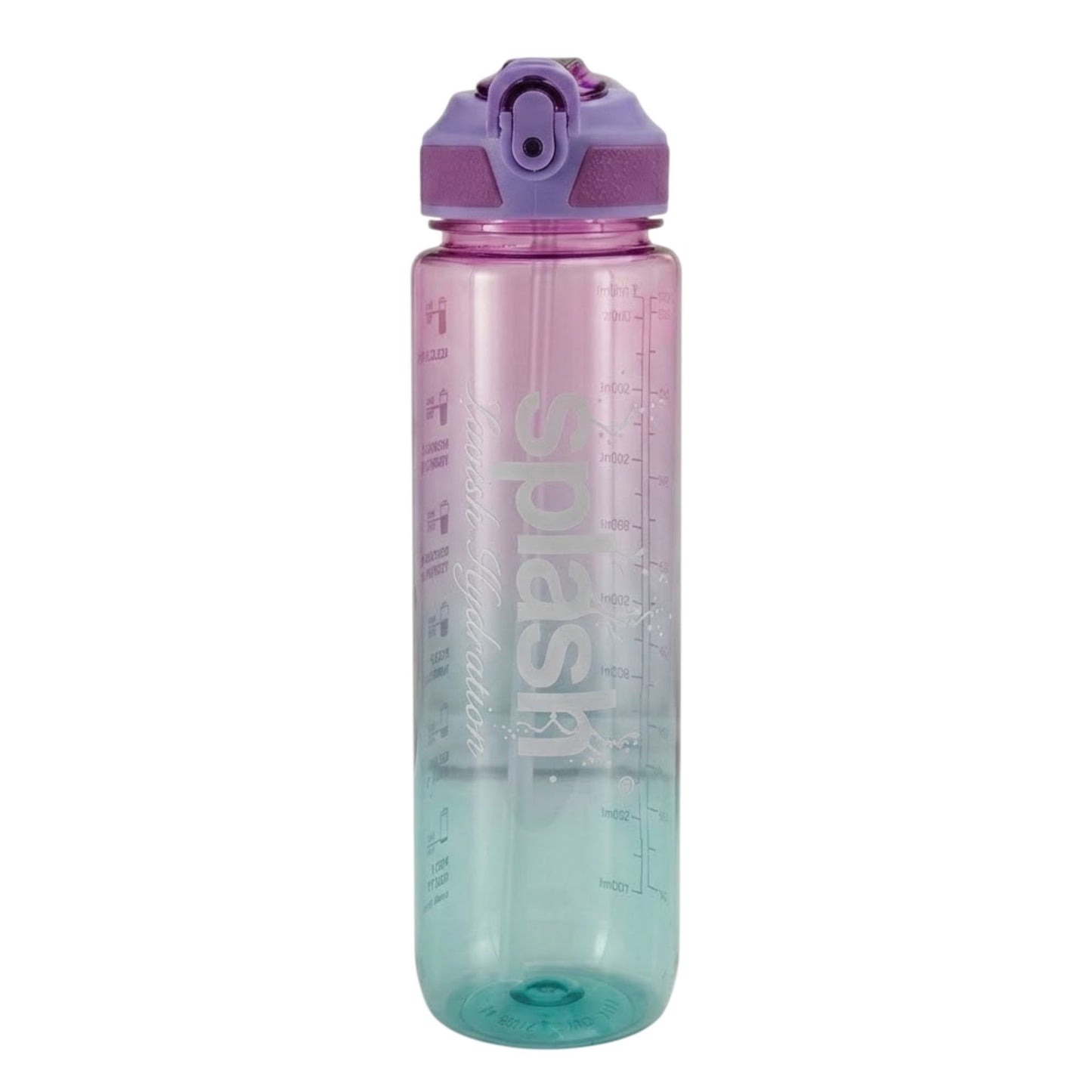 34oz Reusable Leakproof Splash Plastic Sport Water Bottle
