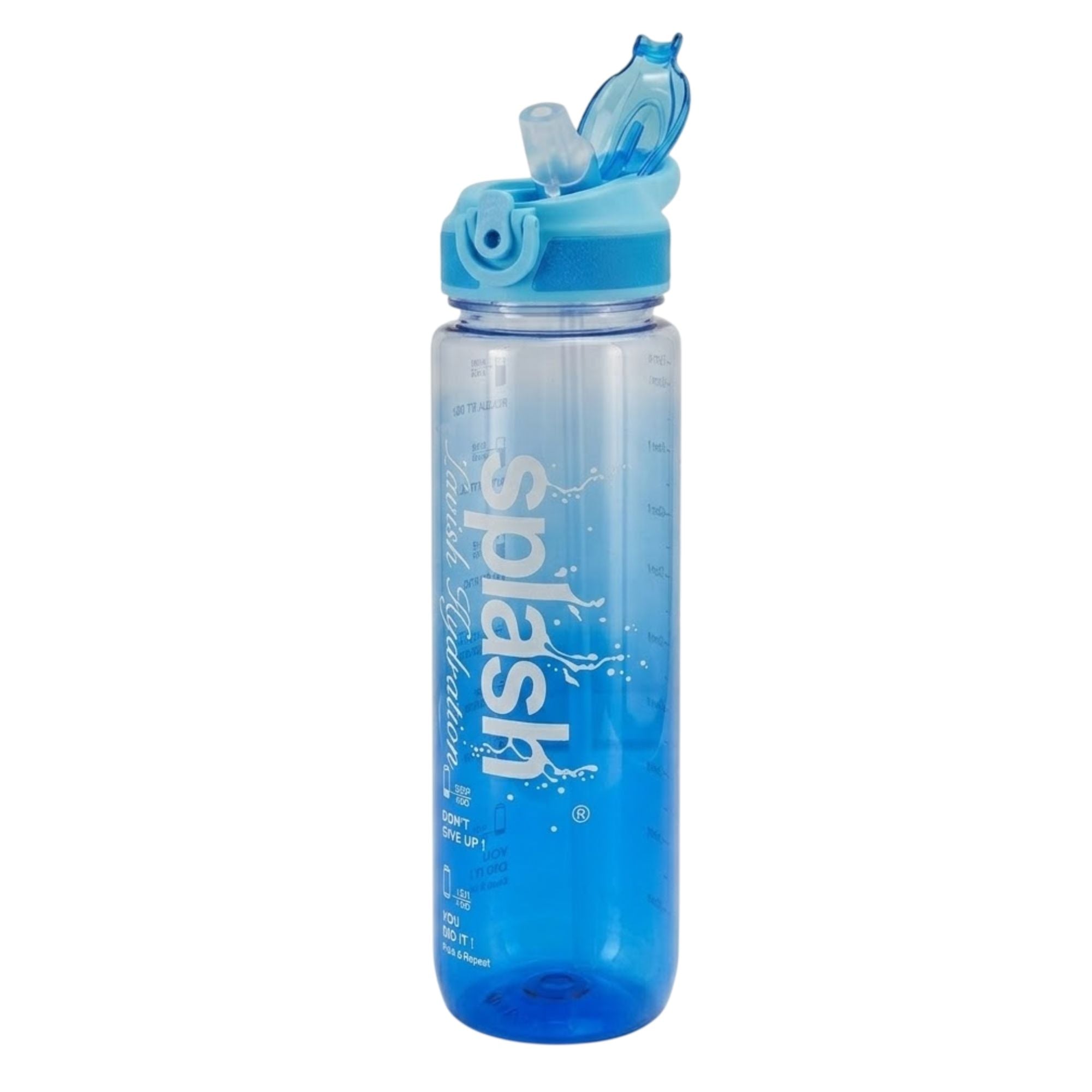 34oz Splash Reusable Leakproof Plastic Sport Water Bottle size and feature image