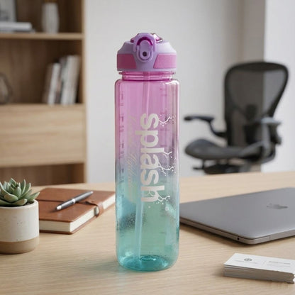 34oz Reusable Leakproof Splash Plastic Sport Water Bottle