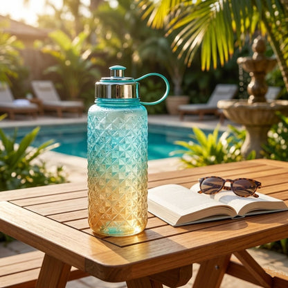 37oz Large Reusable Leakproof Splash Plastic Sport Bottle