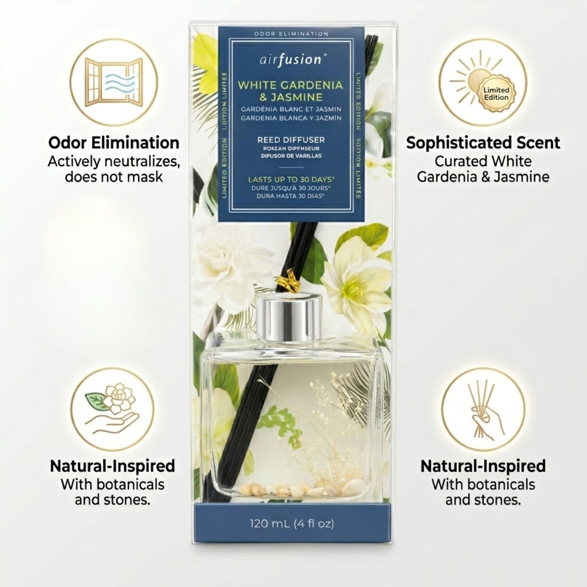 4oz Mandarin Ginger Reed Diffuser Home Fragrance