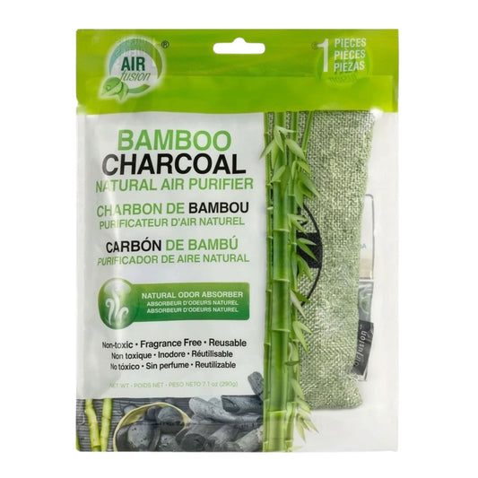 1 Piece Air Fusion Bamboo Charcoal Odor & Moisture Control Natural Air Purifying Bag