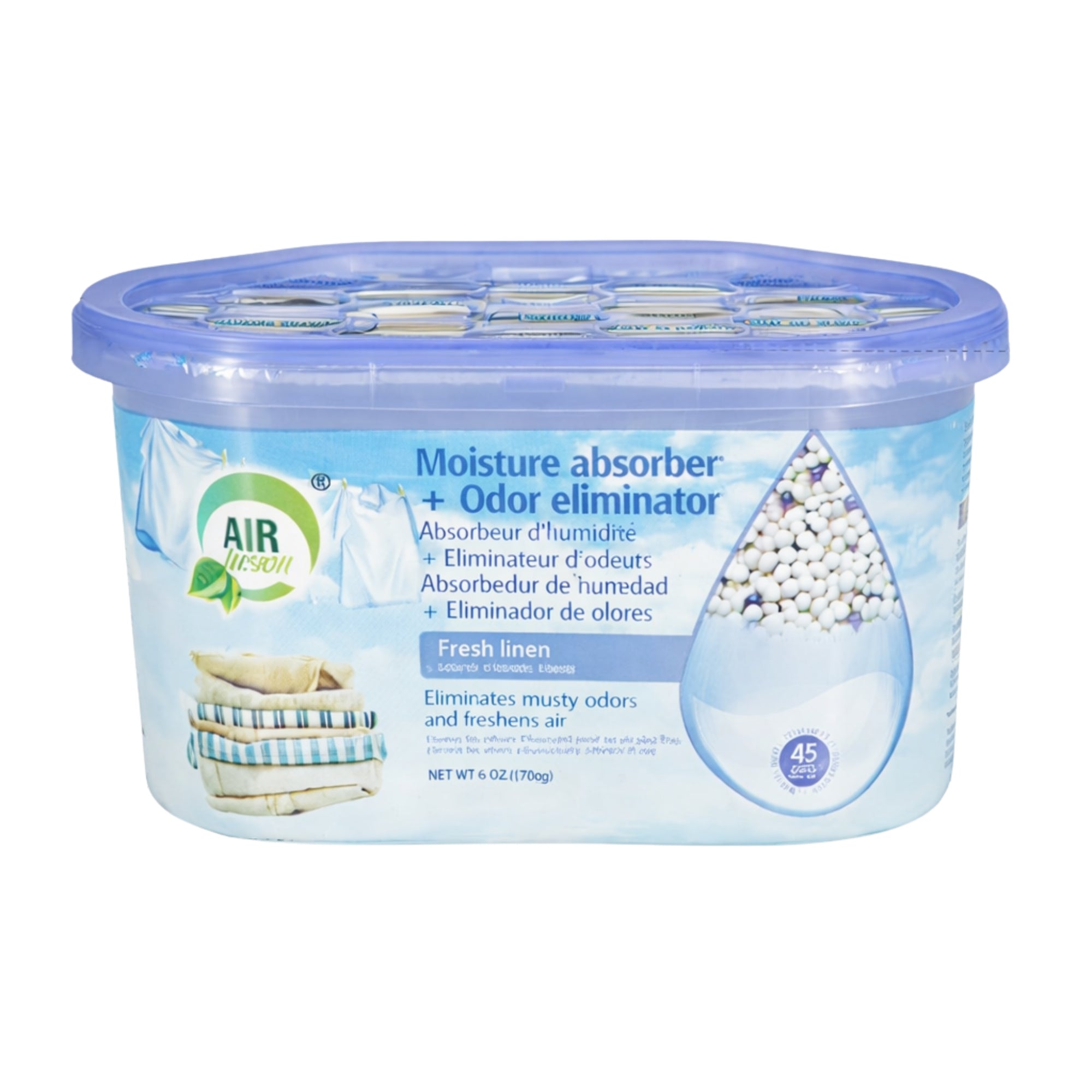 6.7oz Fresh Linen Scent Air Fusion Moisture Absorber & Odor Eliminator Air Freshener Odor Eliminator main product image