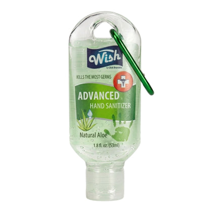 1.8oz Travel Size Wish Hand Sanitizer with Clip