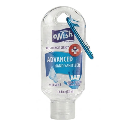 1.8oz Travel Size Wish Hand Sanitizer with Clip