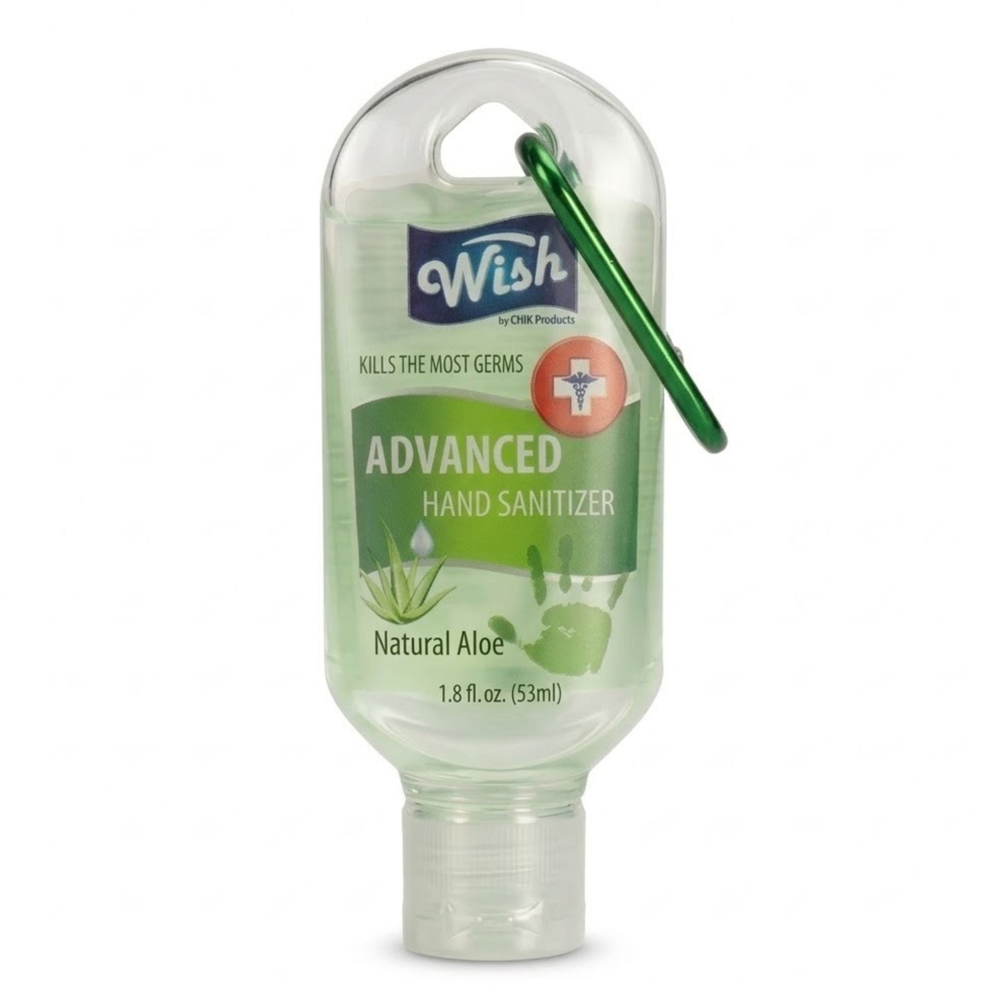1.8oz Wish Travel Size Hand Sanitizer with Clip product detail image