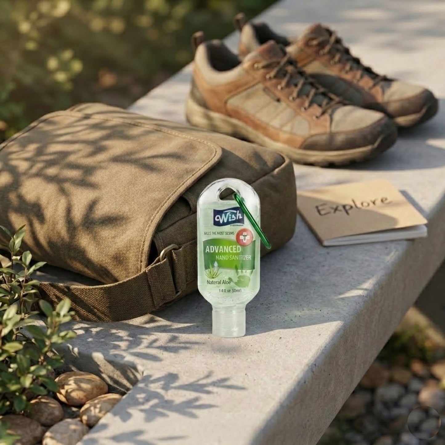 1.8oz Travel Size Wish Hand Sanitizer with Clip