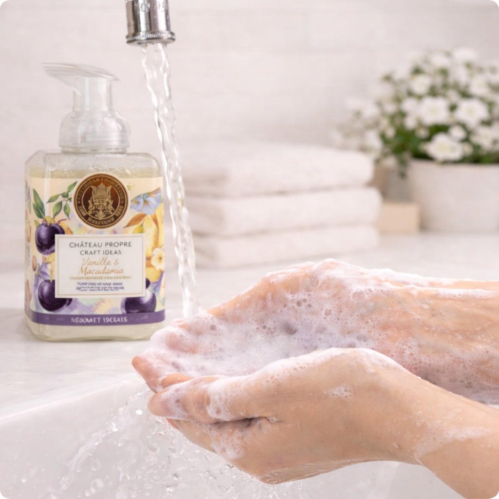 16.9 floz Black Plum & Vanilla Chateau Propre Foaming Hand Soap product detail image