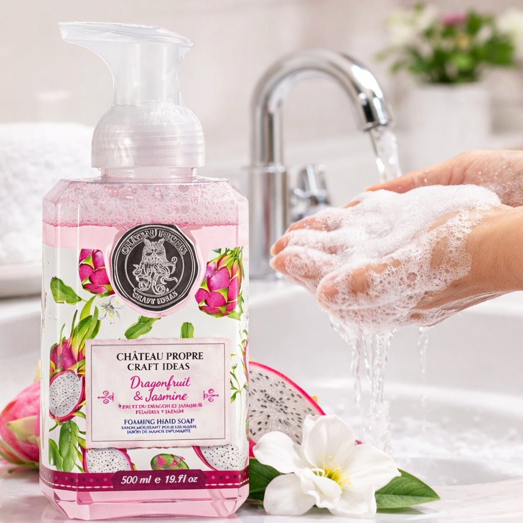 16.9 floz Dragonfruit & Jasmine Chateau Propre Foaming Hand Soap product detail image