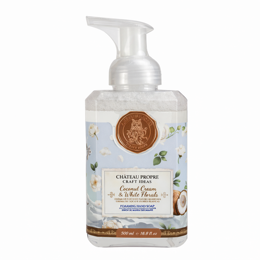16.9 FL OZ Chateau Propre Coconut Cream & White Florals Foaming Hand Soap