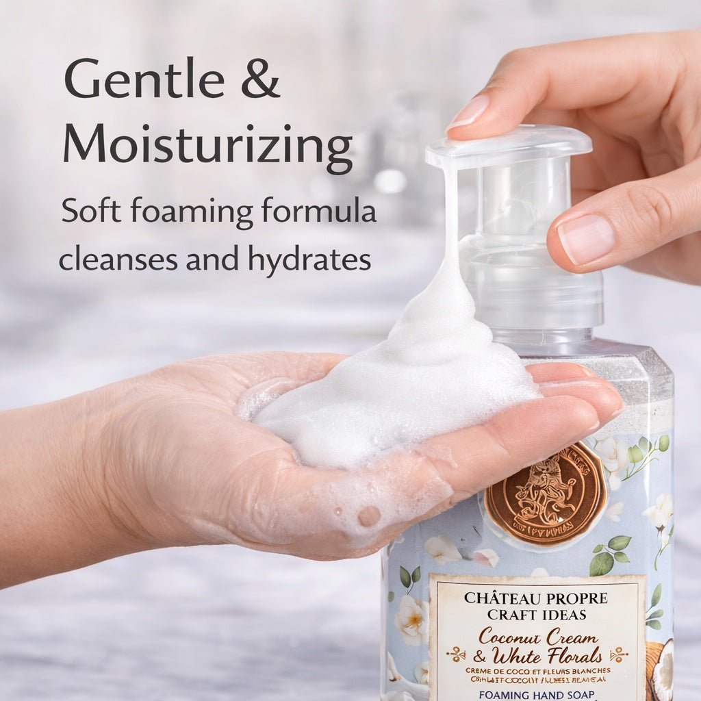16.9 FL OZ Chateau Propre Coconut Cream & White Florals Foaming Hand Soap product detail image