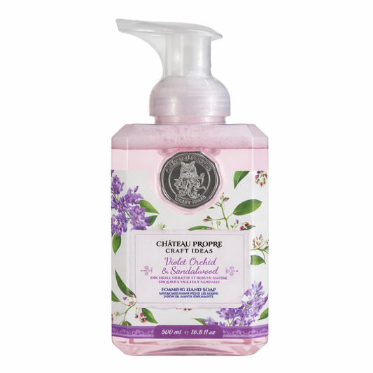 16.9 FL OZ Chateau Propre Violet Orchid & Sandalwood Foaming Hand Soap