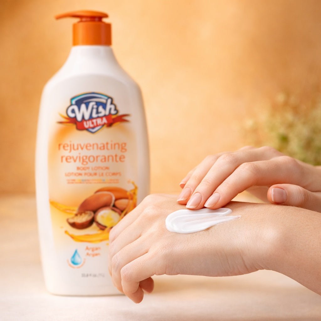 33.8oz Argan Wish Ultra Body Lotion size and feature image
