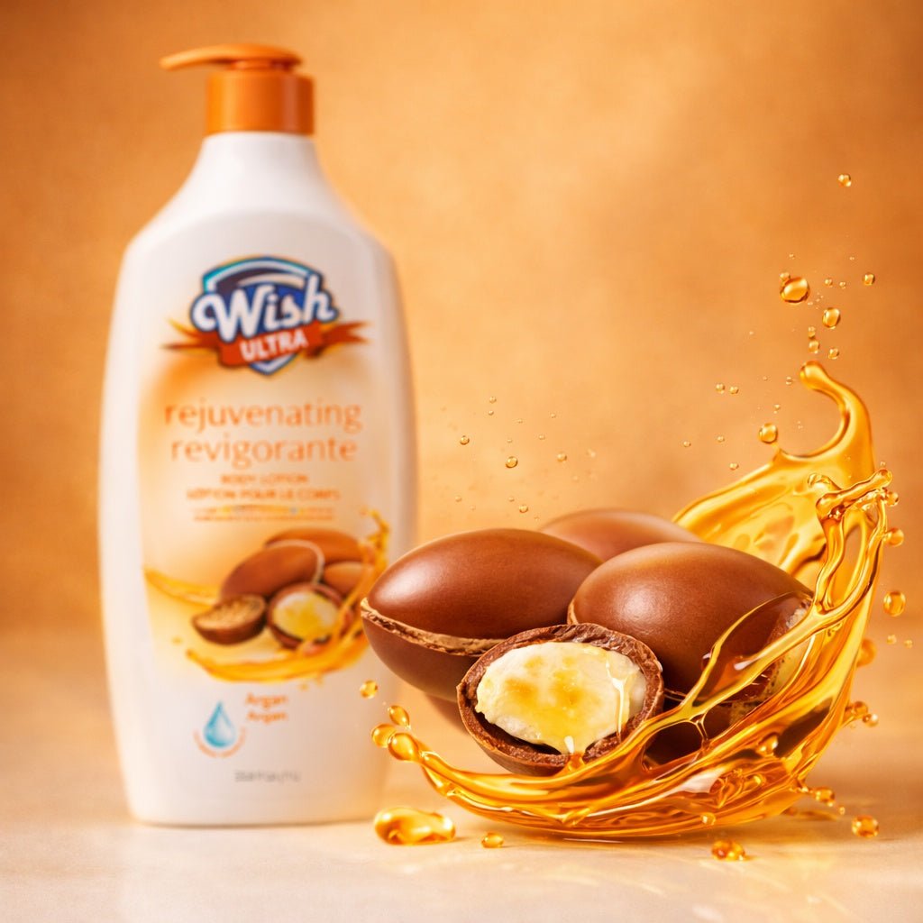 33.8oz Argan Wish Ultra Body Lotion lifestyle use image
