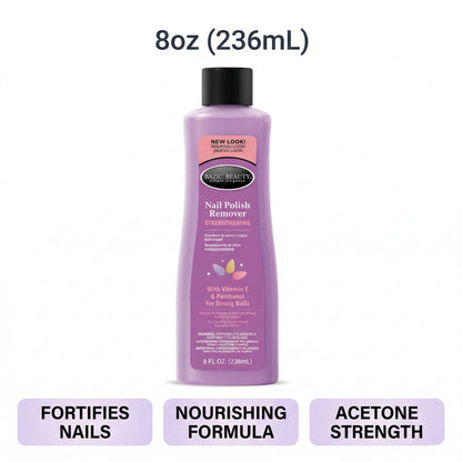 8oz Bazic Beauty Strengthening Nail Polish Remover