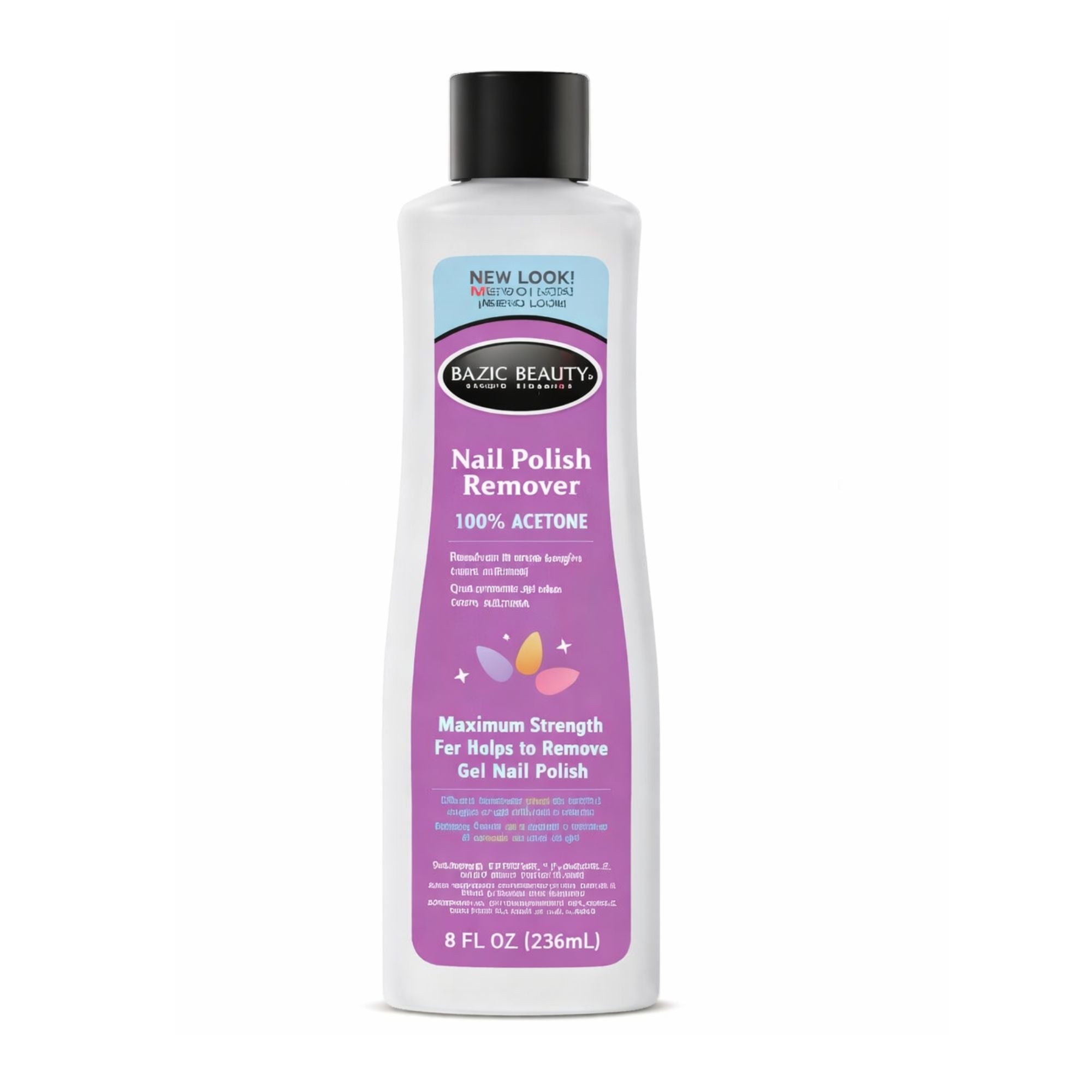 8oz Bazic Beauty 100% Acetone Nail Polish Remover main product image
