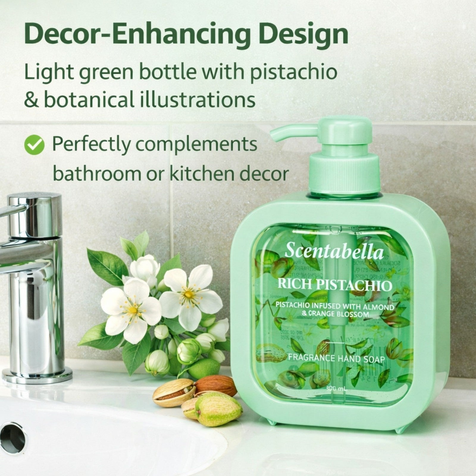 10 FL OZ Rich Pistachio Scented Cleansing Hand Soap Liquid Hand Soap product detail image