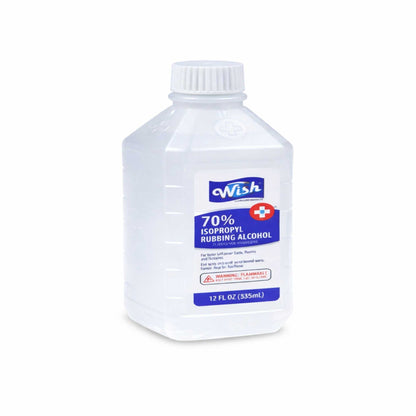 12 FL OZ 70% Isopropyl Rubbing Alcohol Antiseptic – First Aid Disinfectant Oil & Vinegar Dispenser Set main product image