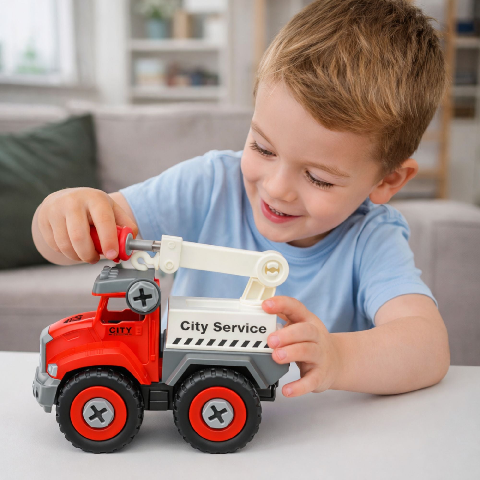 4.33 in Krazy Fire Rescue Toy Truck with Screwdriver – Kids 3+ Antiperspirant Stick product image 6