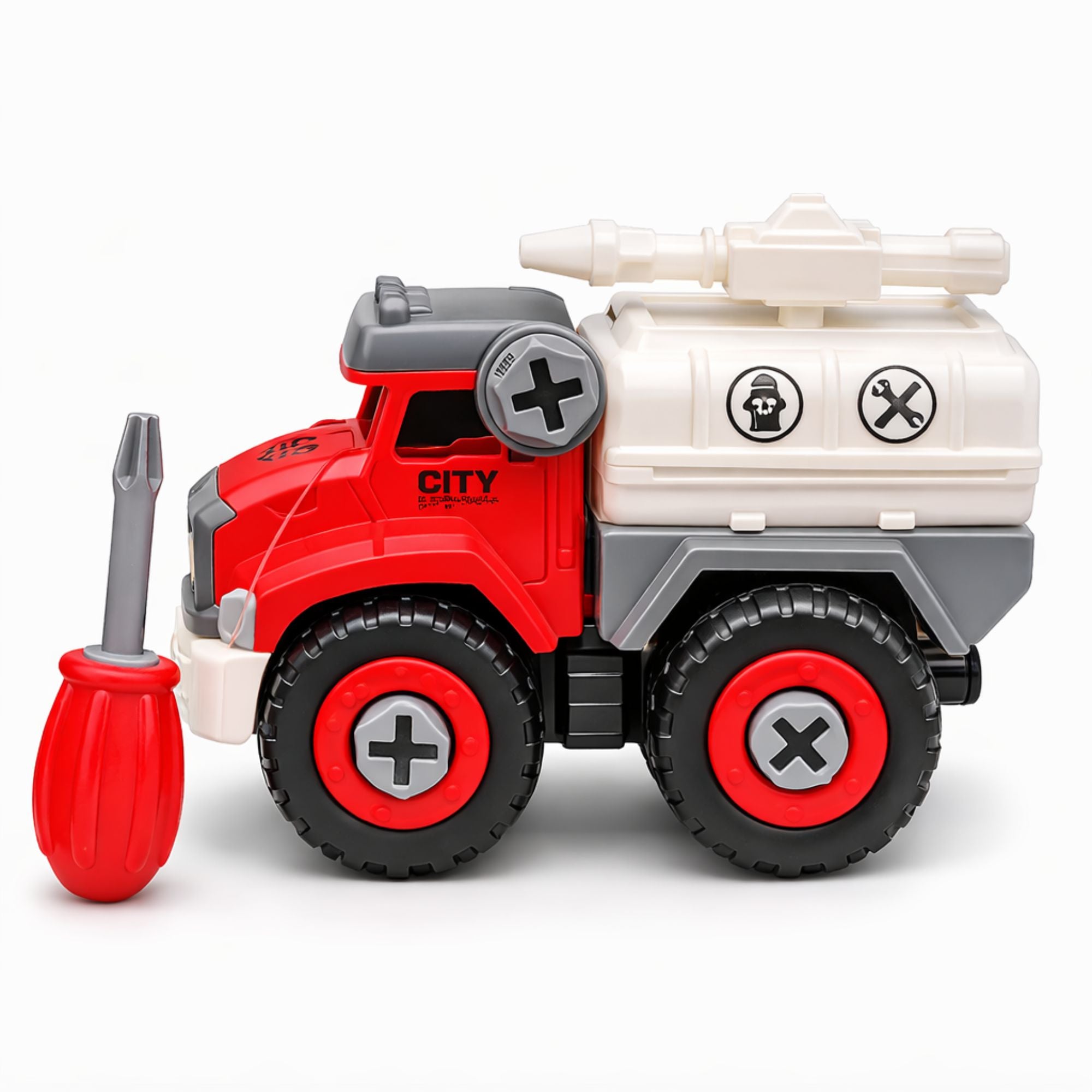 4.33 in Krazy Fire Rescue Toy Truck with Screwdriver – Kids 3+ Antiperspirant Stick product image 8