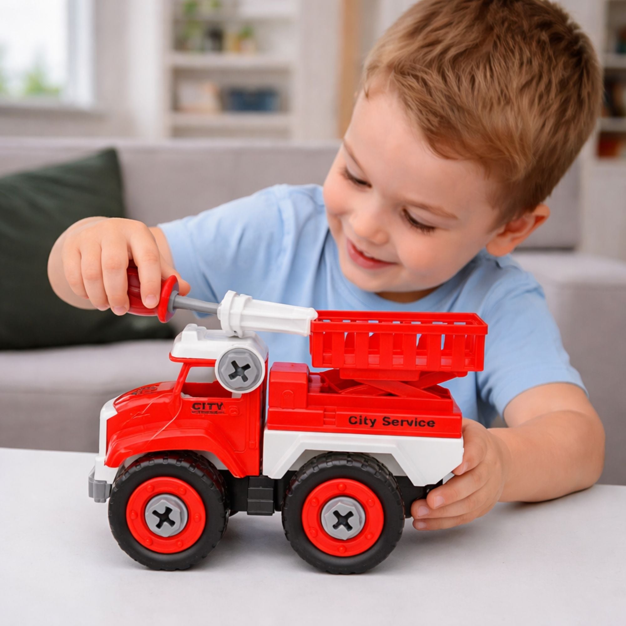 4.33 in Krazy Fire Rescue Toy Truck with Screwdriver – Kids 3+ Antiperspirant Stick product image 10