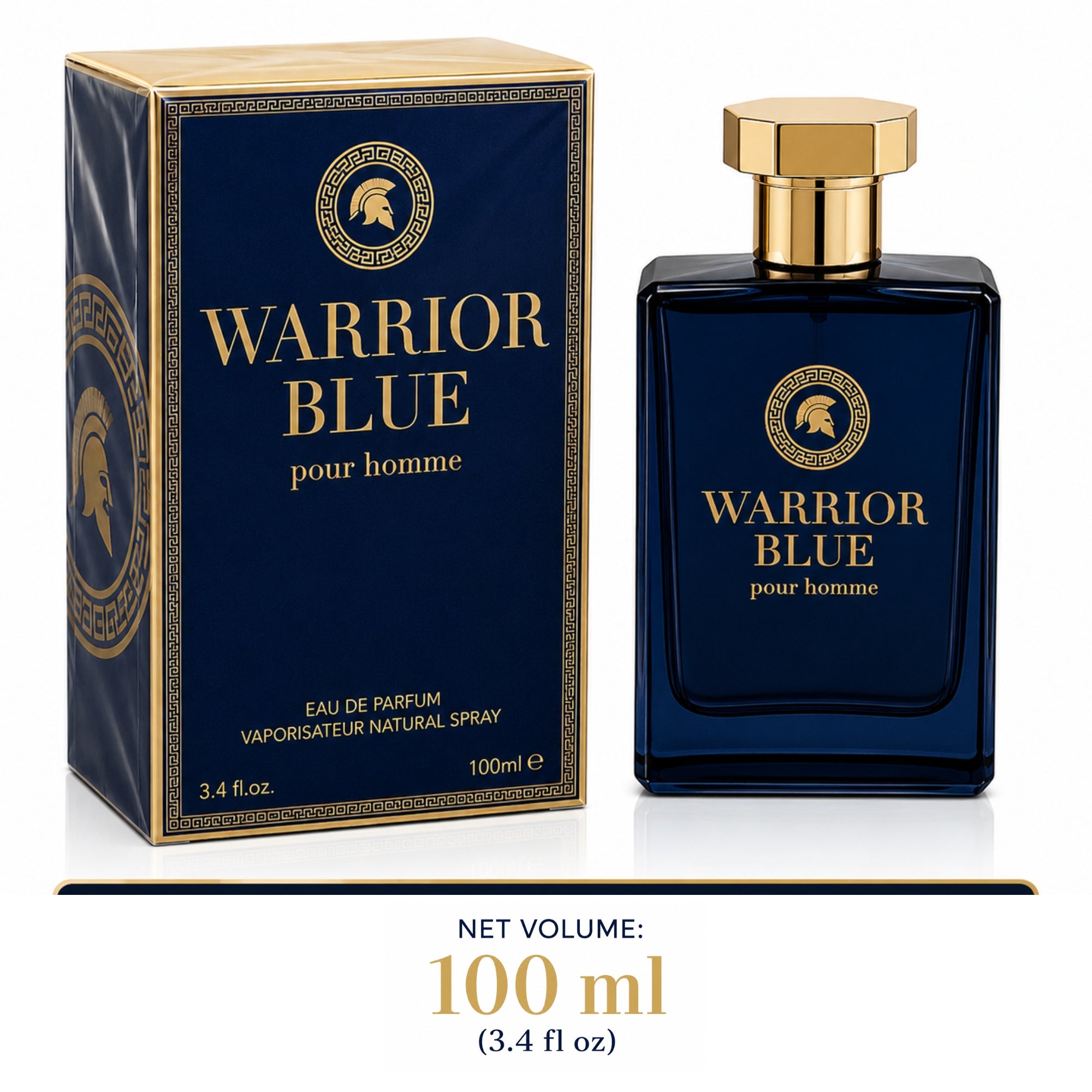 Warrior Pour Homme Eau de Parfum for Men 100ml Natural Spray