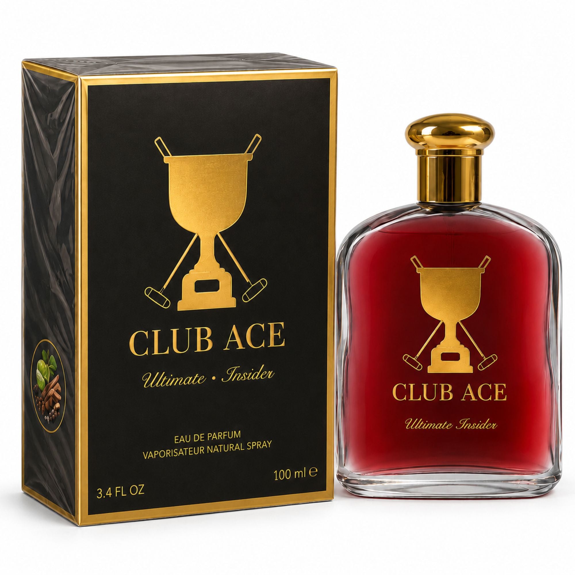 3.4 Fl Oz Club Ace Ultimate Insider Eau de Parfum for Men