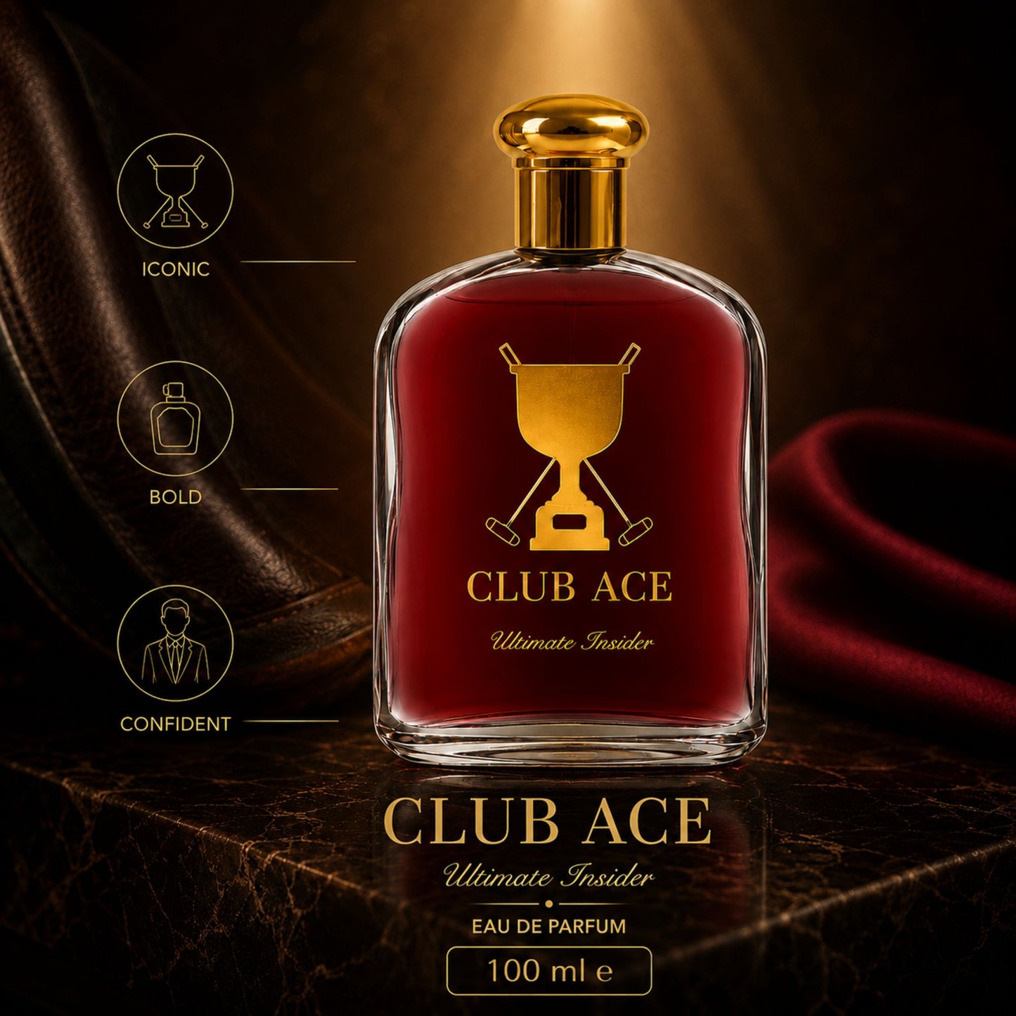 3.4 Fl Oz Club Ace Ultimate Insider Men's Eau de Parfum