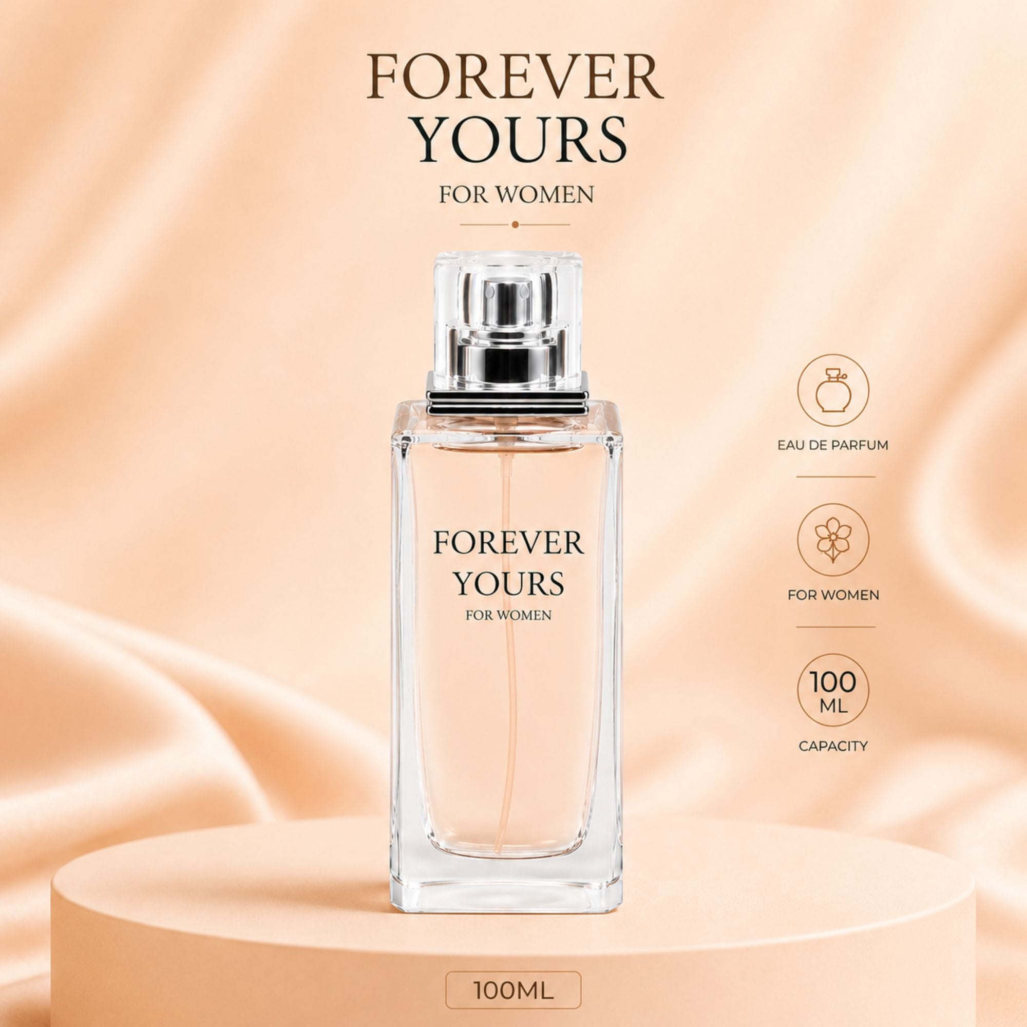 3.4 Fl Oz (100ml) Forever Yours Perfume for Women EDP